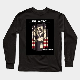 Black History Fist Long Sleeve T-Shirt